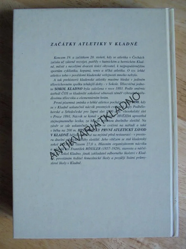 PRVNÍ PŮLSTOLETÍ KLADENSKÉ ATLETIKY 1900-49, KLADNO, KOZÁK, 