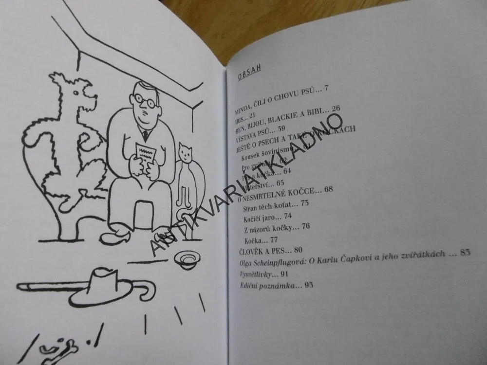 PUDLENKA ANEB MĚL JSEM PSA A KOČKU, KAREL ČAPEK, JOSEF ČAPEK, 2004, **an