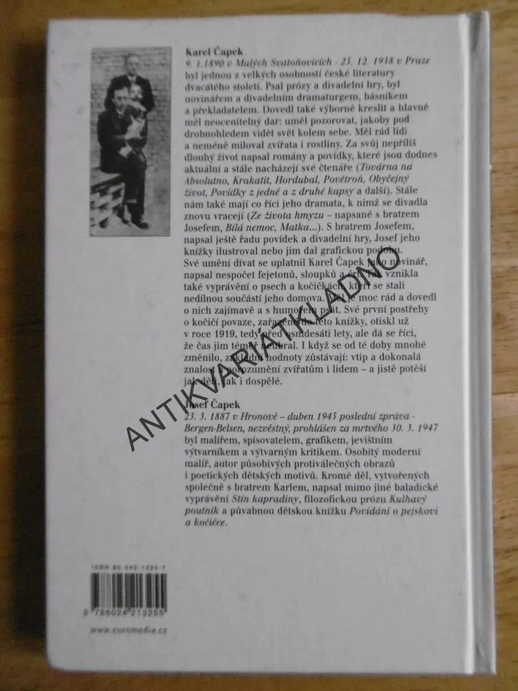 PUDLENKA ANEB MĚL JSEM PSA A KOČKU, KAREL ČAPEK, JOSEF ČAPEK, 2004, **an