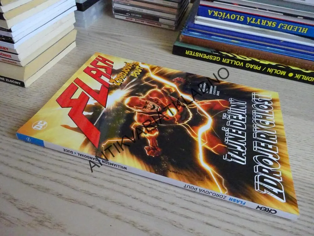 FLASH, ZDROJOVÁ POUŤ, TAJNÉ DĚJINY ZDROJE RYCHLOSTI, KOMIKS DC COMICS,