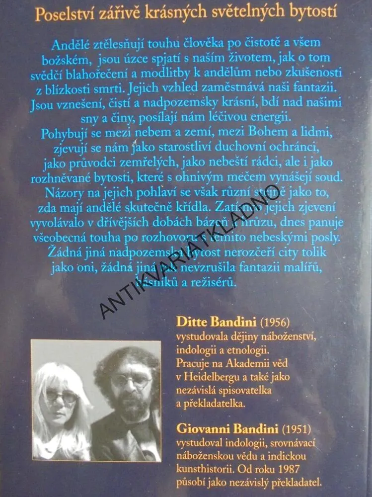 KNIHA ANDĚLŮ, DITTE A GIOVANNI BANDINI, **an