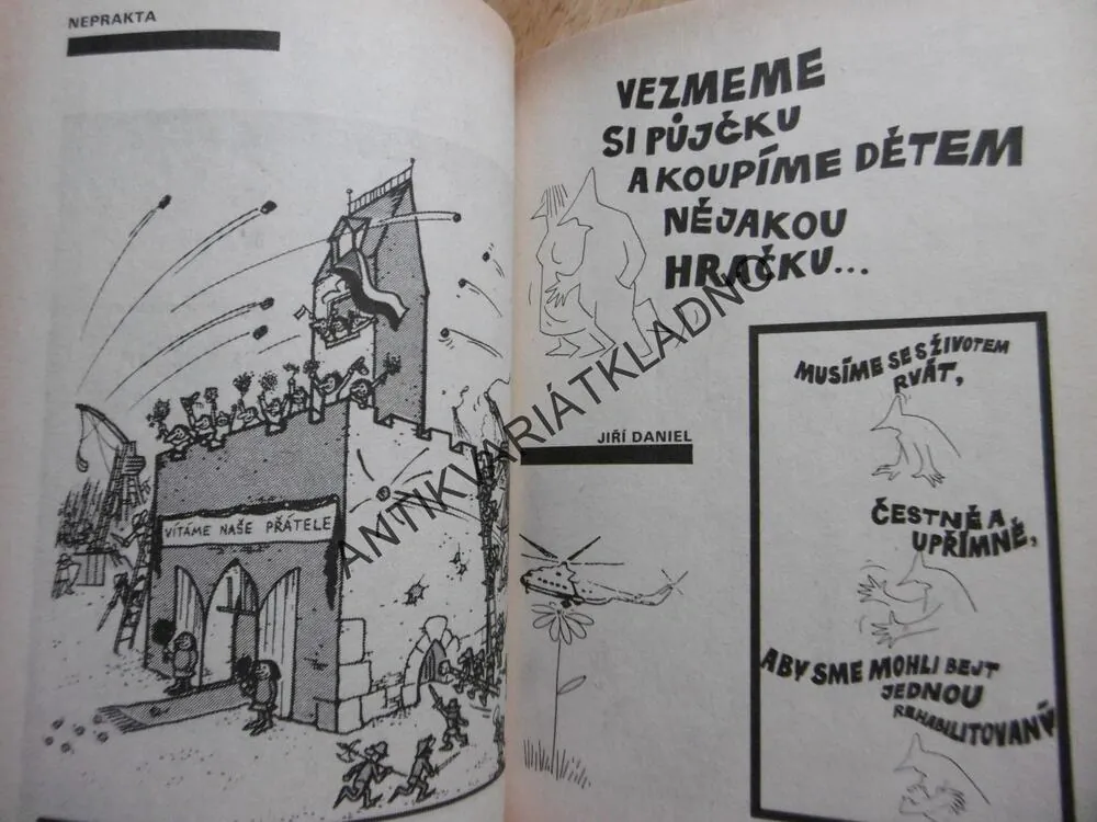 DIKOBRAZ, 1968-69, VÝBĚR Z KRESLENÉHO HUMORU, **an