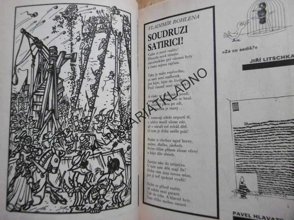 DIKOBRAZ, 1968-69, VÝBĚR Z KRESLENÉHO HUMORU, **an