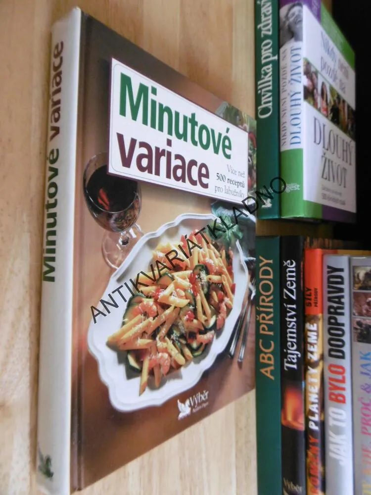 MINUTOVÉ VARIACE, 500 RECEPTŮ PRO LABUŽNÍKY, KUCHAŘKA, **an