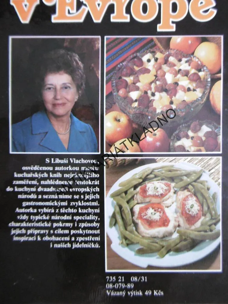 CO CHUTNÁ V EVROPĚ, LIBUŠE VLACHOVÁ, **an