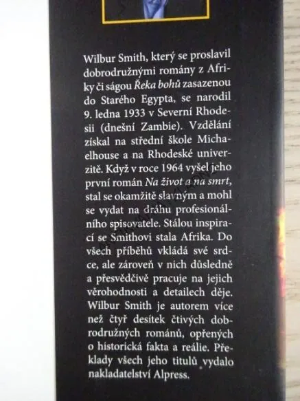 KOBALTOVÉ NEBE, WILBUR SMITH, **an