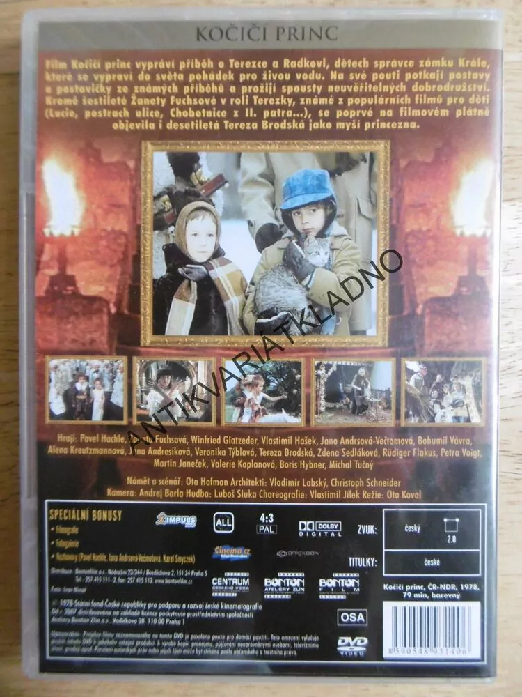 KOČIČÍ PRINC, DVD FILM