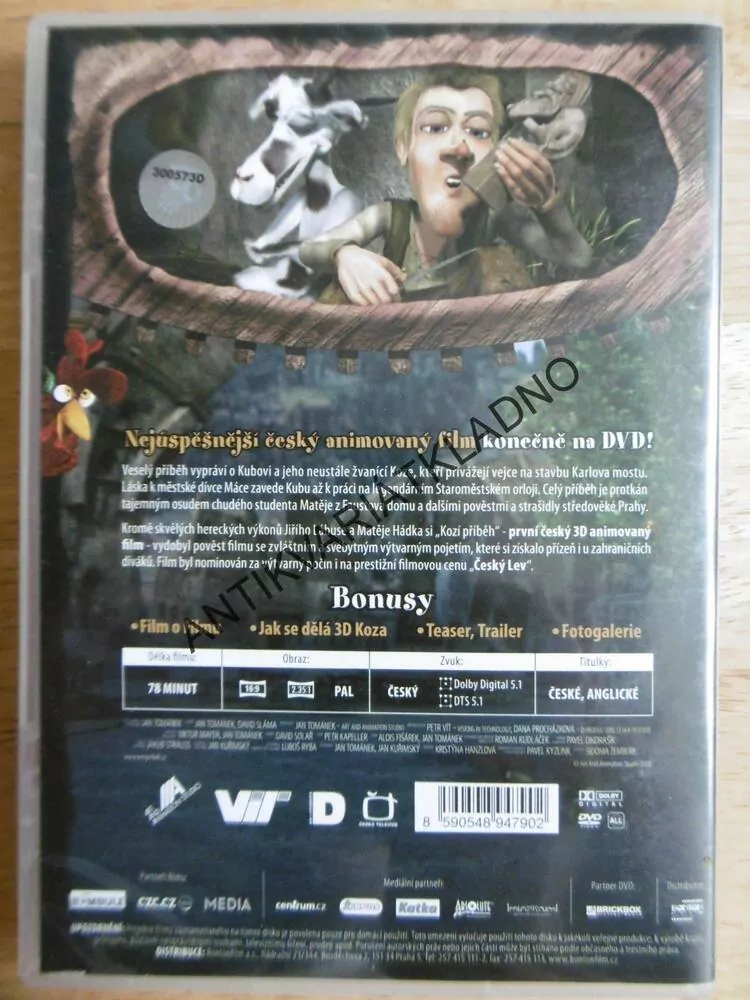 KOZÍ PŘÍBĚH, DVD FILM