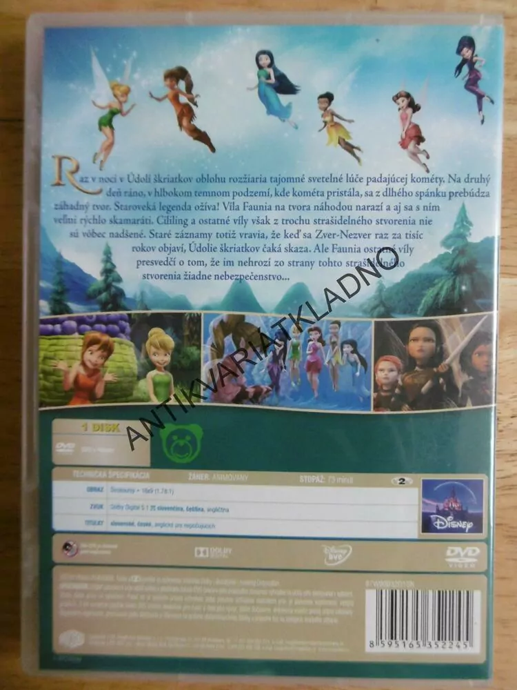 ZVONILKA A TVOR NETVOR, DVD FILM