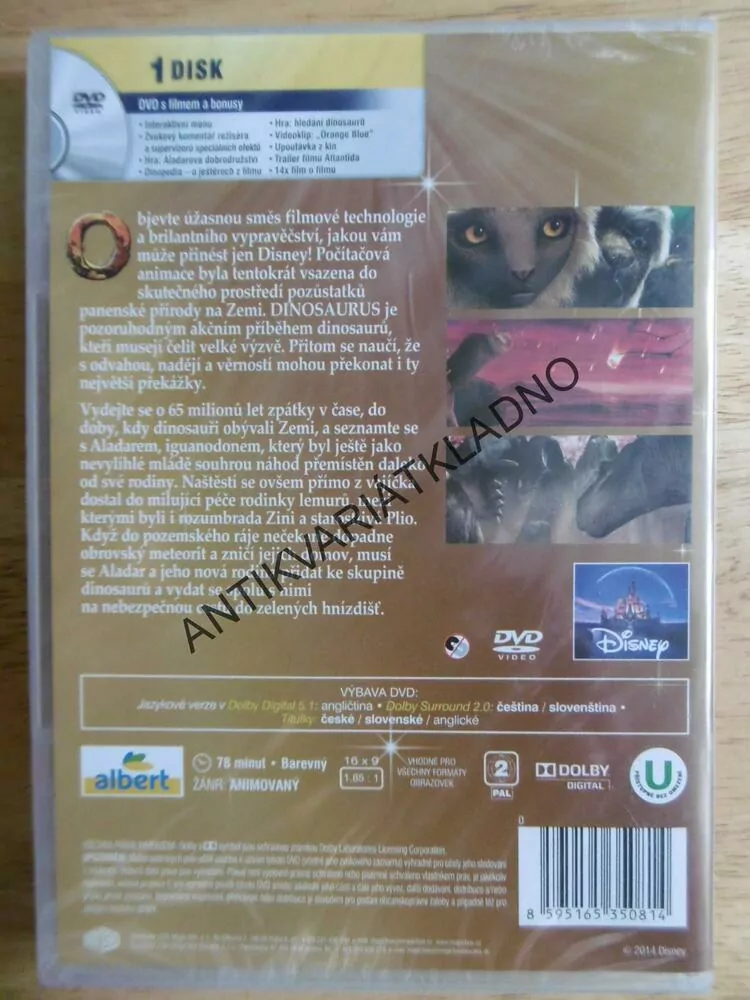 DINOSAURUS, DVD FILM