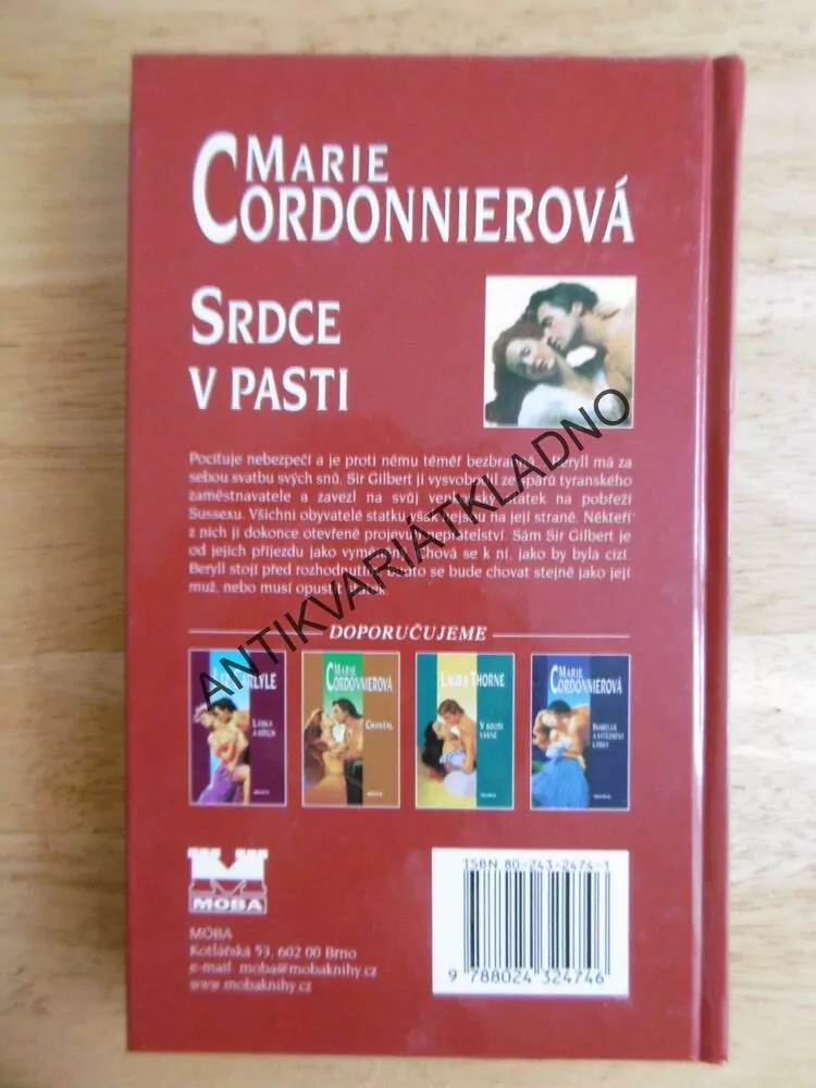 SRDCE V PASTI, MARIE CORDONNIEROVÁ