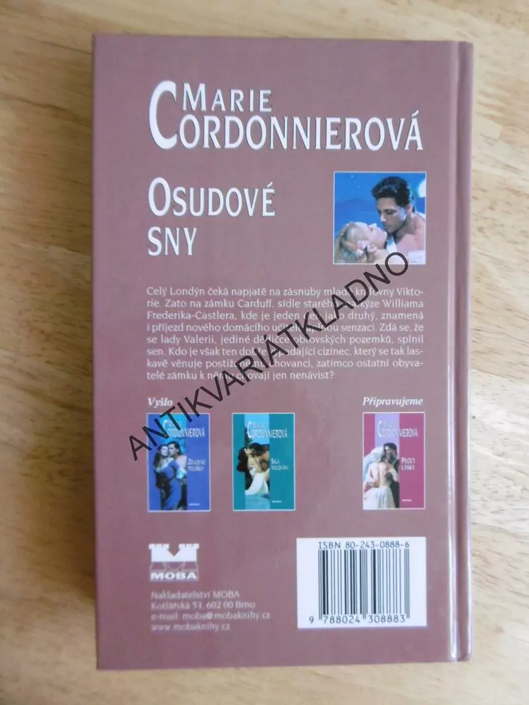 OSUDOVÉ SNY, MARIE CORDONNIEROVÁ, **an