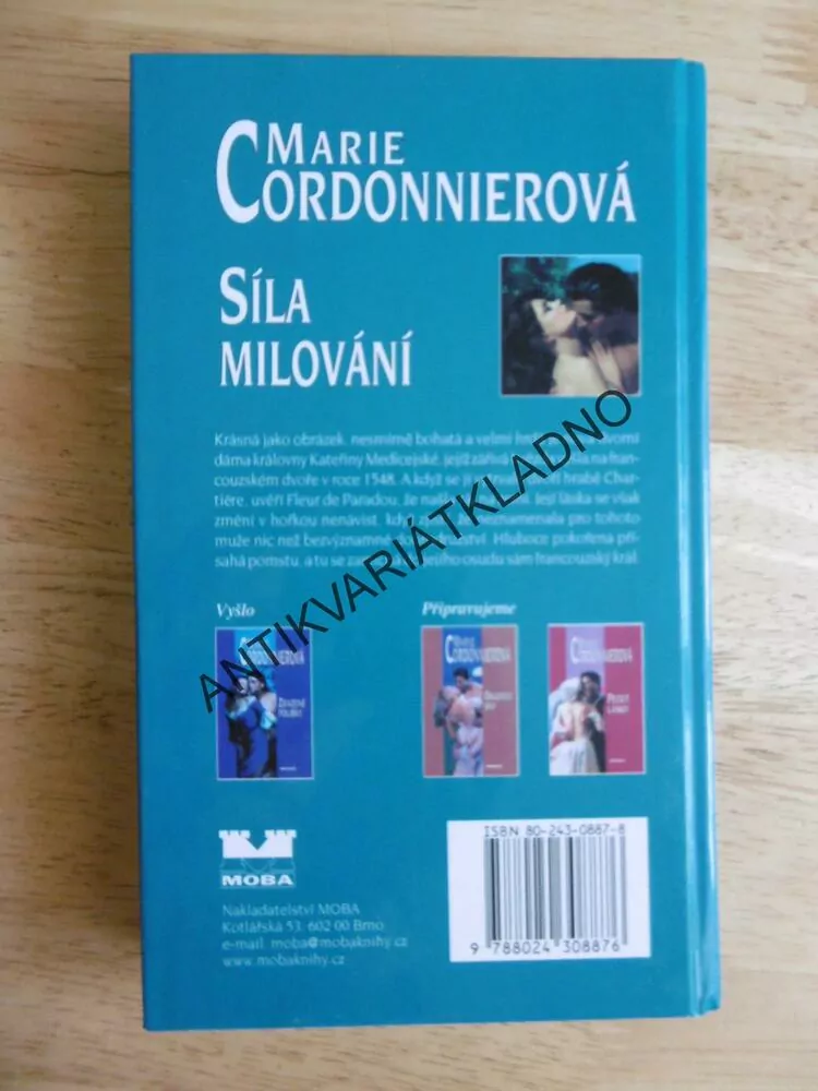 SÍLA MILOVÁNÍ, MARIE CORDONNIEROVÁ, **an