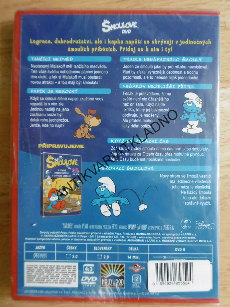 ŠMOULOVÉ, LEGRACE A ZÁBAVA, 18., DVD FILM