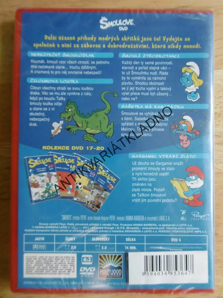 ŠMOULOVÉ, S KAMARÁDY ZA LEGRACÍ, 20., DVD FILM