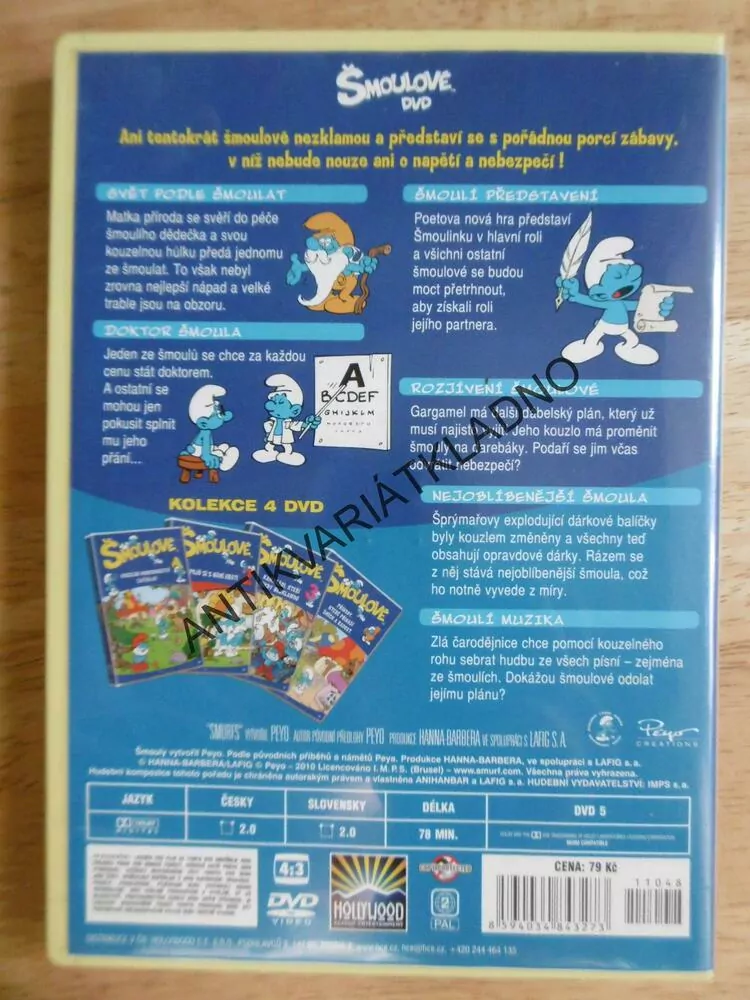 ŠMOULOVÉ, 4., DVD FILM 