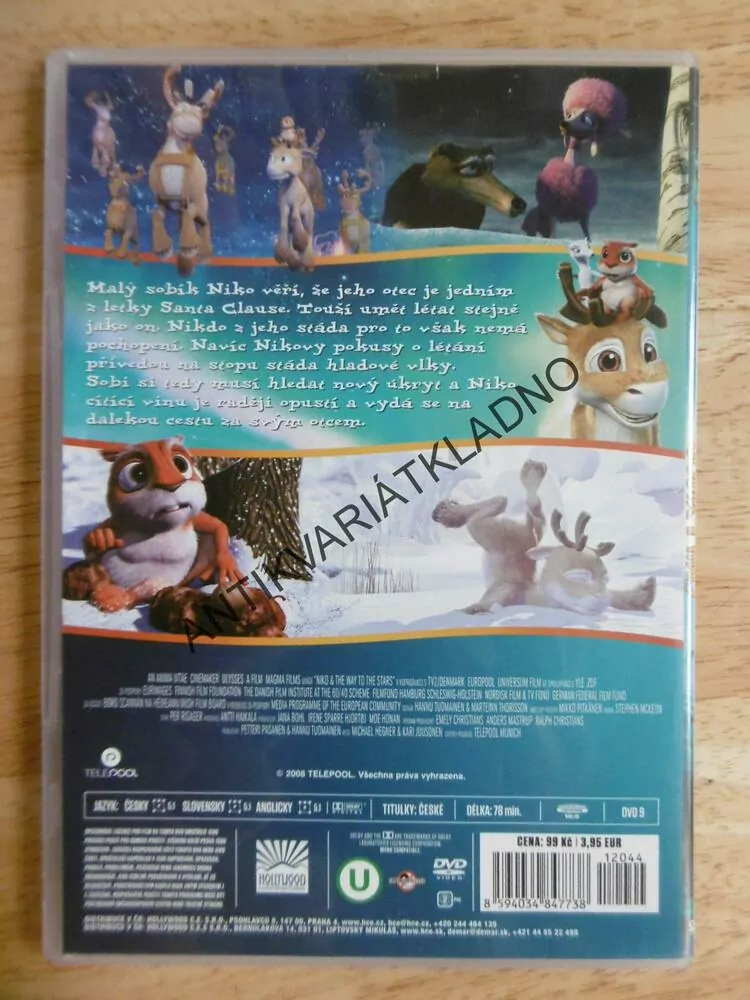 SOBÍK NIKO SPLNĚNÁ PŘÁNÍ, DVD FILM