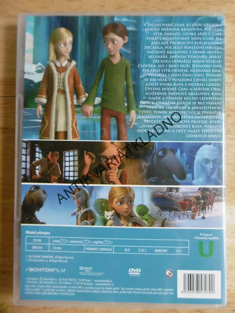 SNĚHOVÁ KRÁLOVNA, DVD FILM