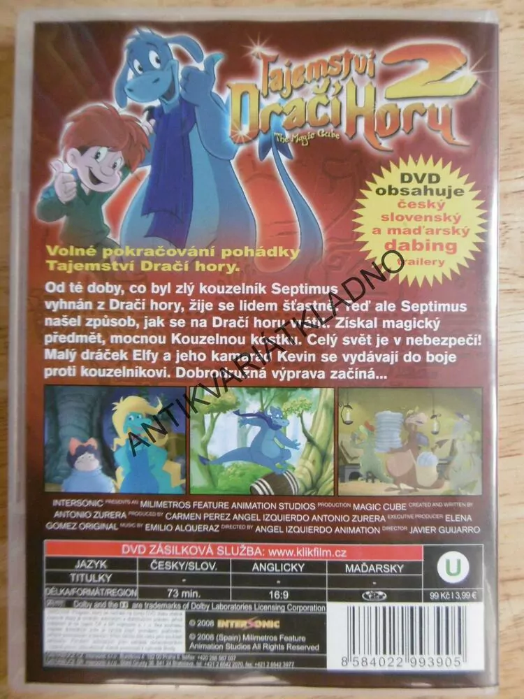 TAJEMSTVÍ DRAČÍ HORY 2., DVD FILM