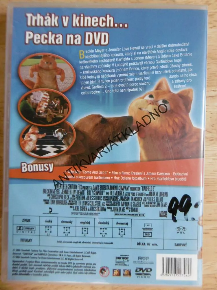 GARFIELD 2, DVD FILM