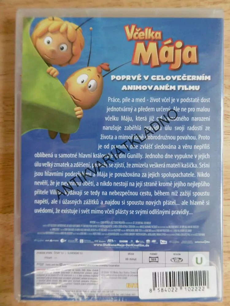 VČELKA MÁJA VE FILMU, DVD FILM