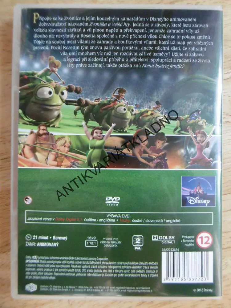 ZVONILKA A VELKÉ HRY, DVD FILM