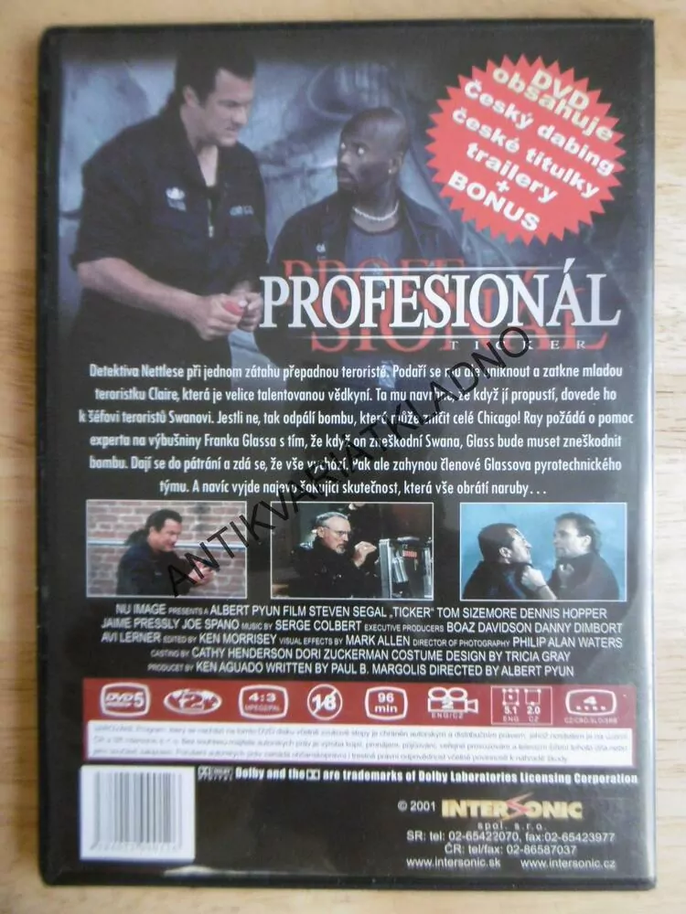 PROFESIONÁL, DVD FILM