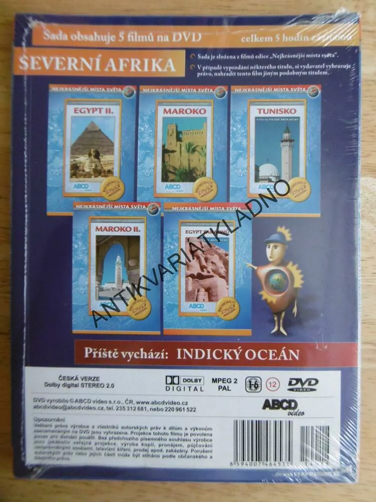 SEVERNÍ AFRIKA, DVD FILM DOKUMENT
