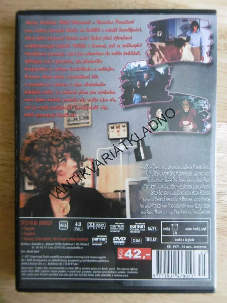 DÍVKA NA KOŠTĚTI, DVD FILM