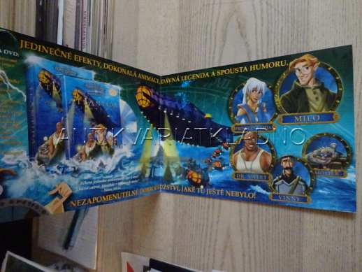 ATLANTIDA: TAJEMNÁ ŘÍŠE, PROSPEKT, FOTOSKA FILM DISNEY POHÁDKA 2313
