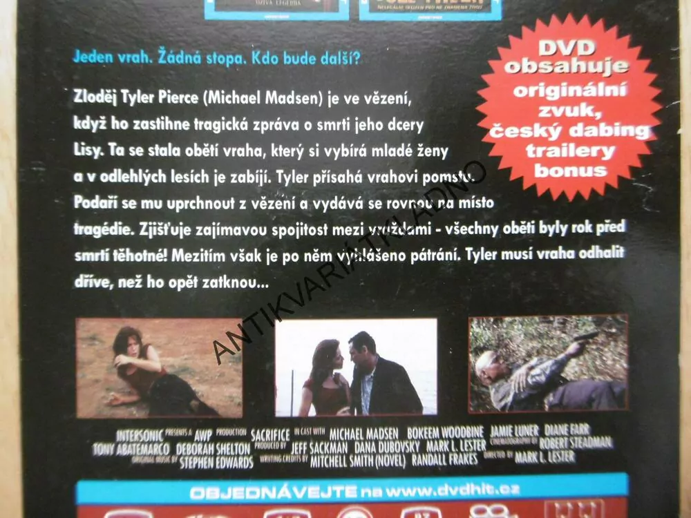 PÁTÁ OBĚŤ, DVD FILM