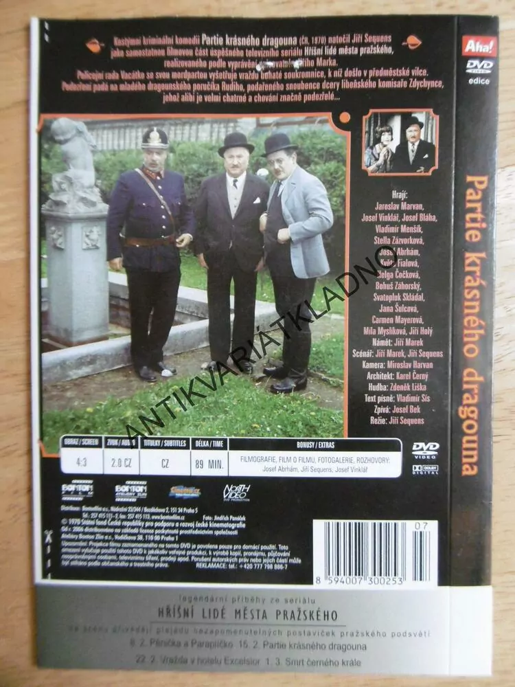 PARTIE KRÁSNÉHO DRAGOUNA, DVD FILM