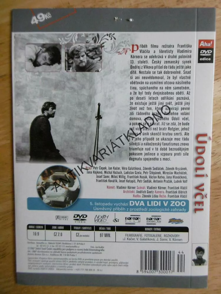 ÚDOLÍ VČEL, DVD FILM