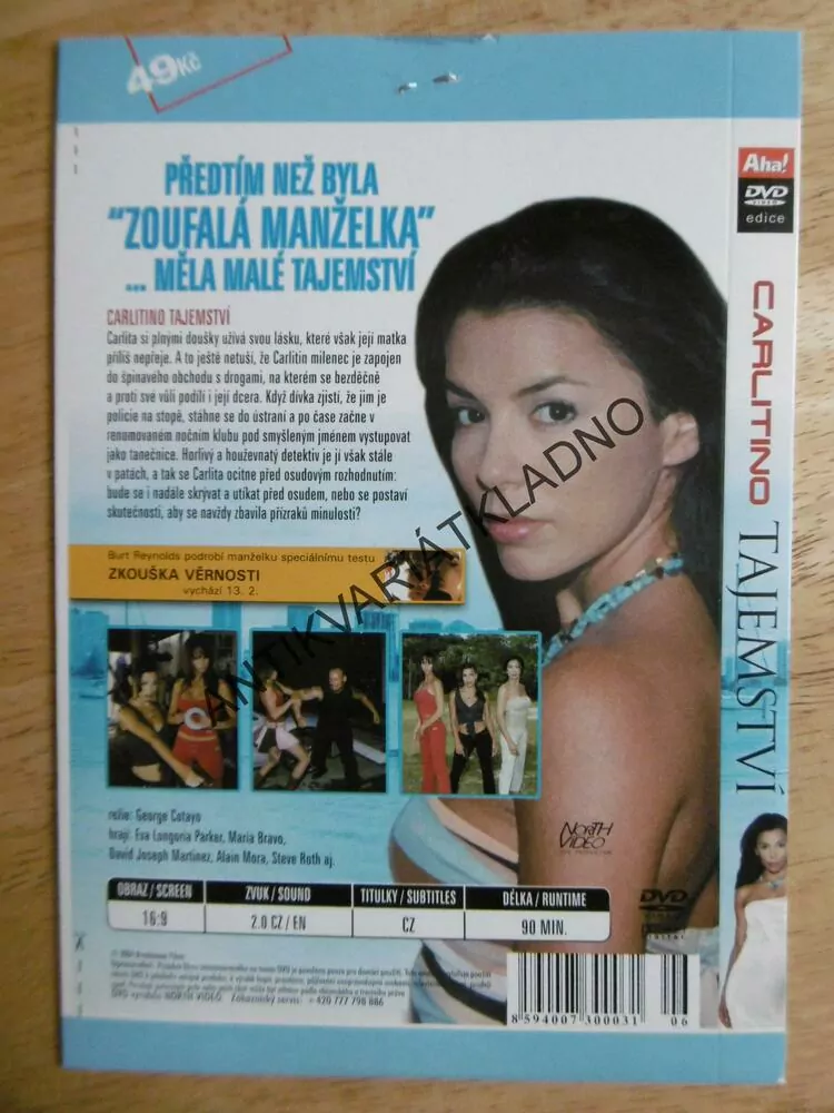 CARLITINO TAJEMSTVÍ, DVD FILM