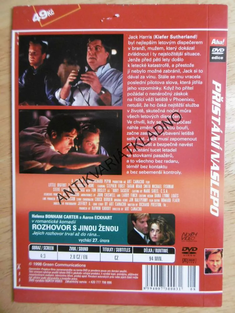 PŘISTÁNÍ NASLEPO, DVD FILM