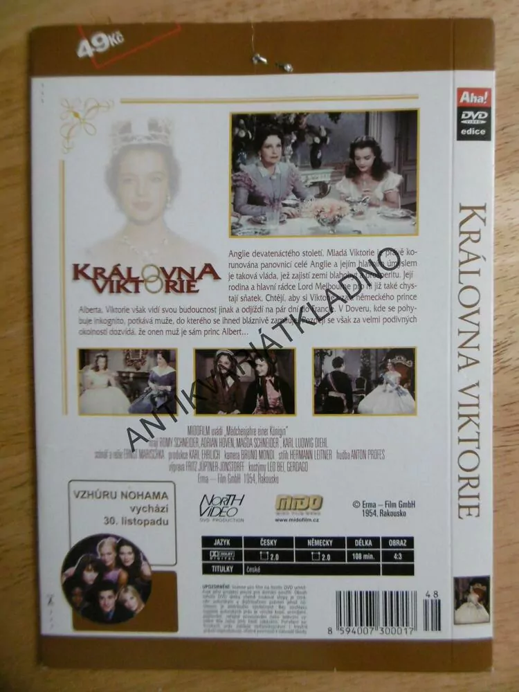 KRÁLOVNA VIKTORIE, DVD FILM