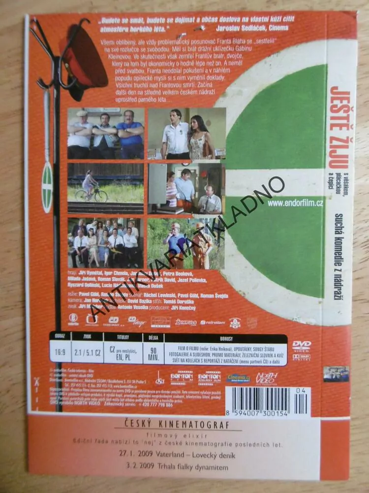 JEŠTĚ ŽIJU S VĚŠÁKEM, PLÁCAČKOU A ČEPICÍ, DVD FILM