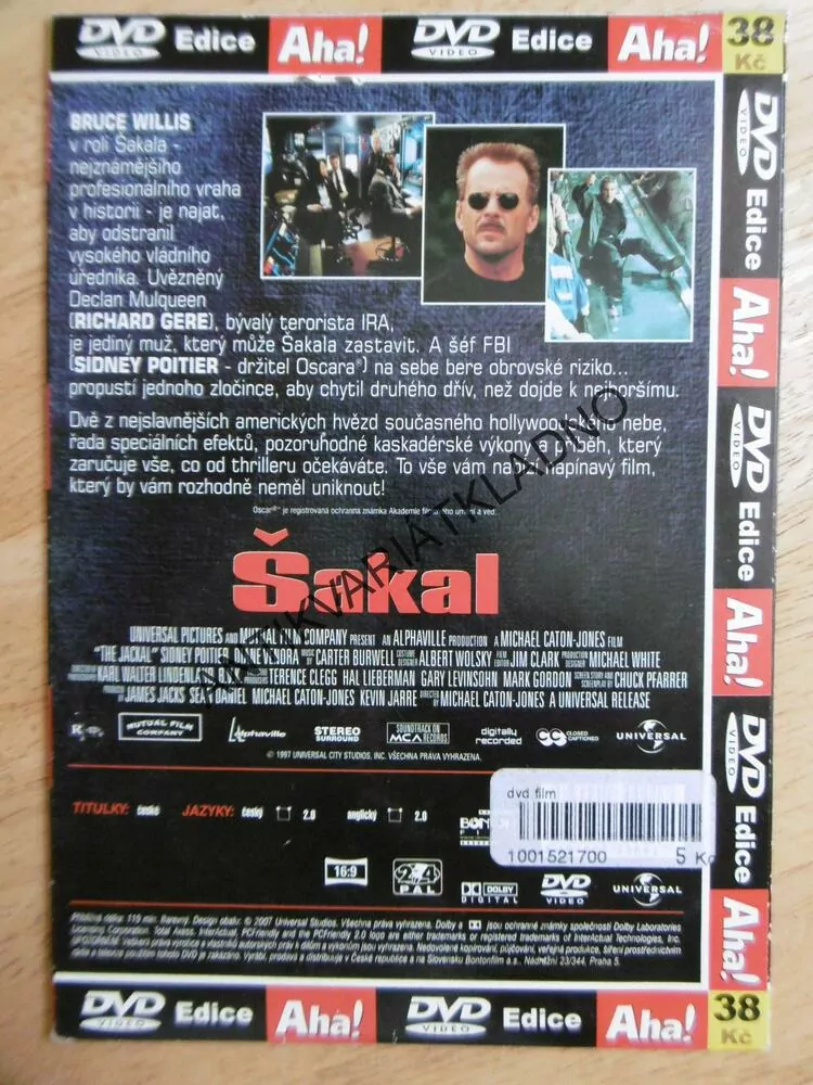 ŠAKAL, DVD FILM
