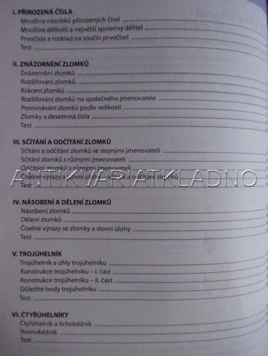 MATEMATIKA, VÝKLAD A CVIČENÍ PRO LEPŠÍ ZNALOSTI V 7. TŘÍDĚ, **an