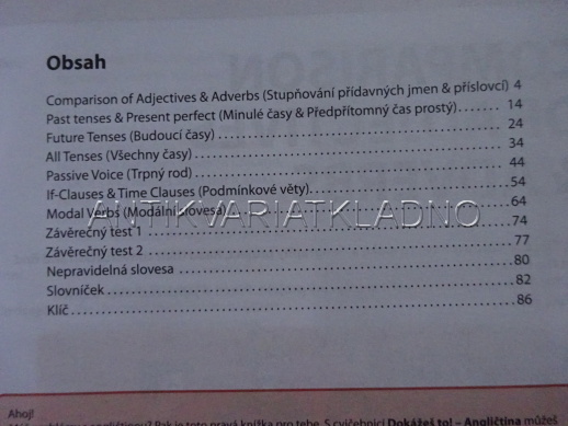 ANGLIČTINA 9, VÝKLAD A CVIČENÍ PRO LEPŠÍ ZNALOSTI V 9. TŘÍDĚ, **an