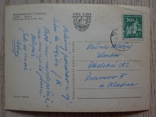 SNĚŽNÉ NA MORAVĚ, MILOVY, OKRES ŽĎÁR NAD SÁZAVOU