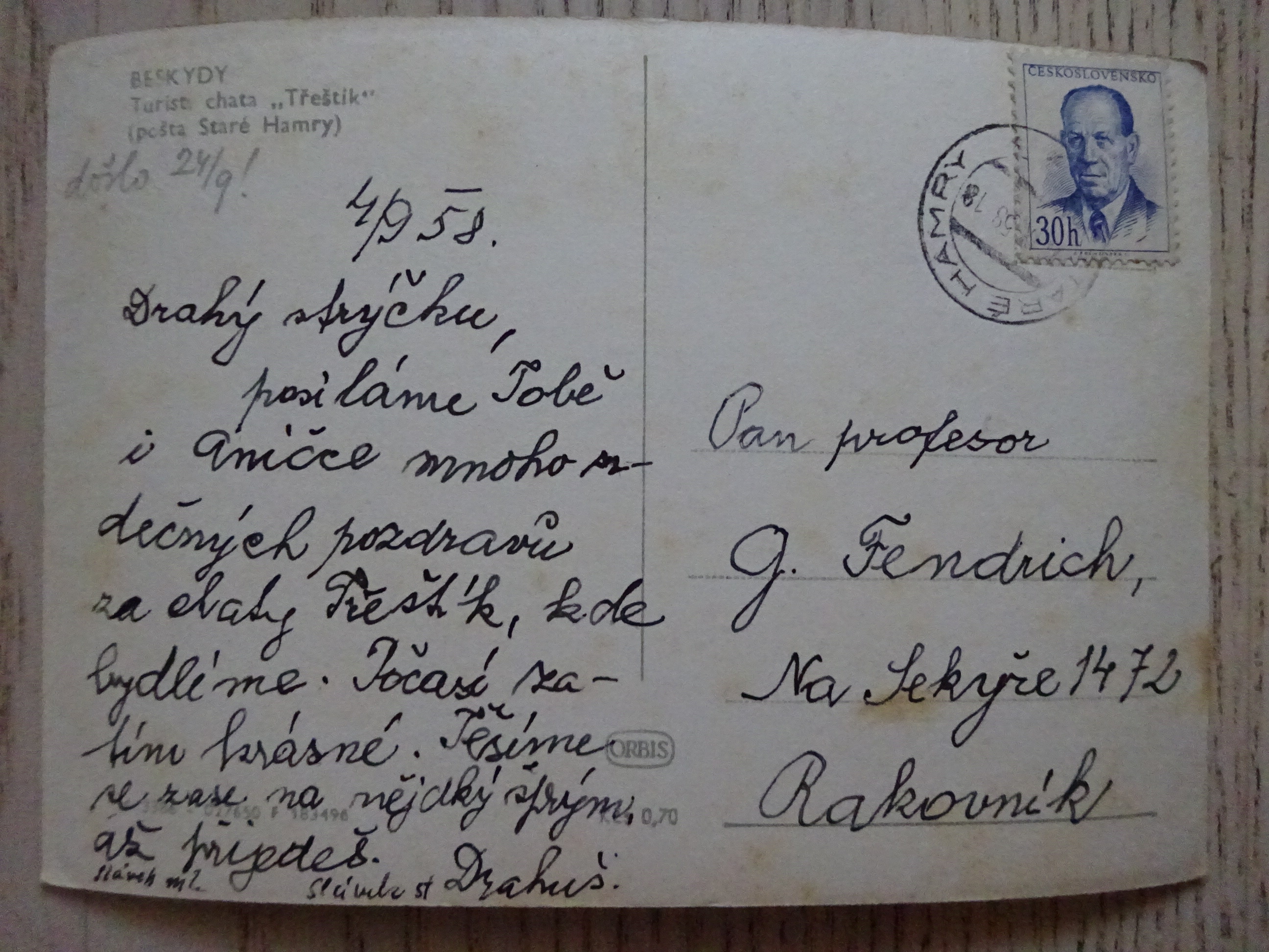 TŘEŠTÍK, TURISTICKÁ CHATA, BESKYDY