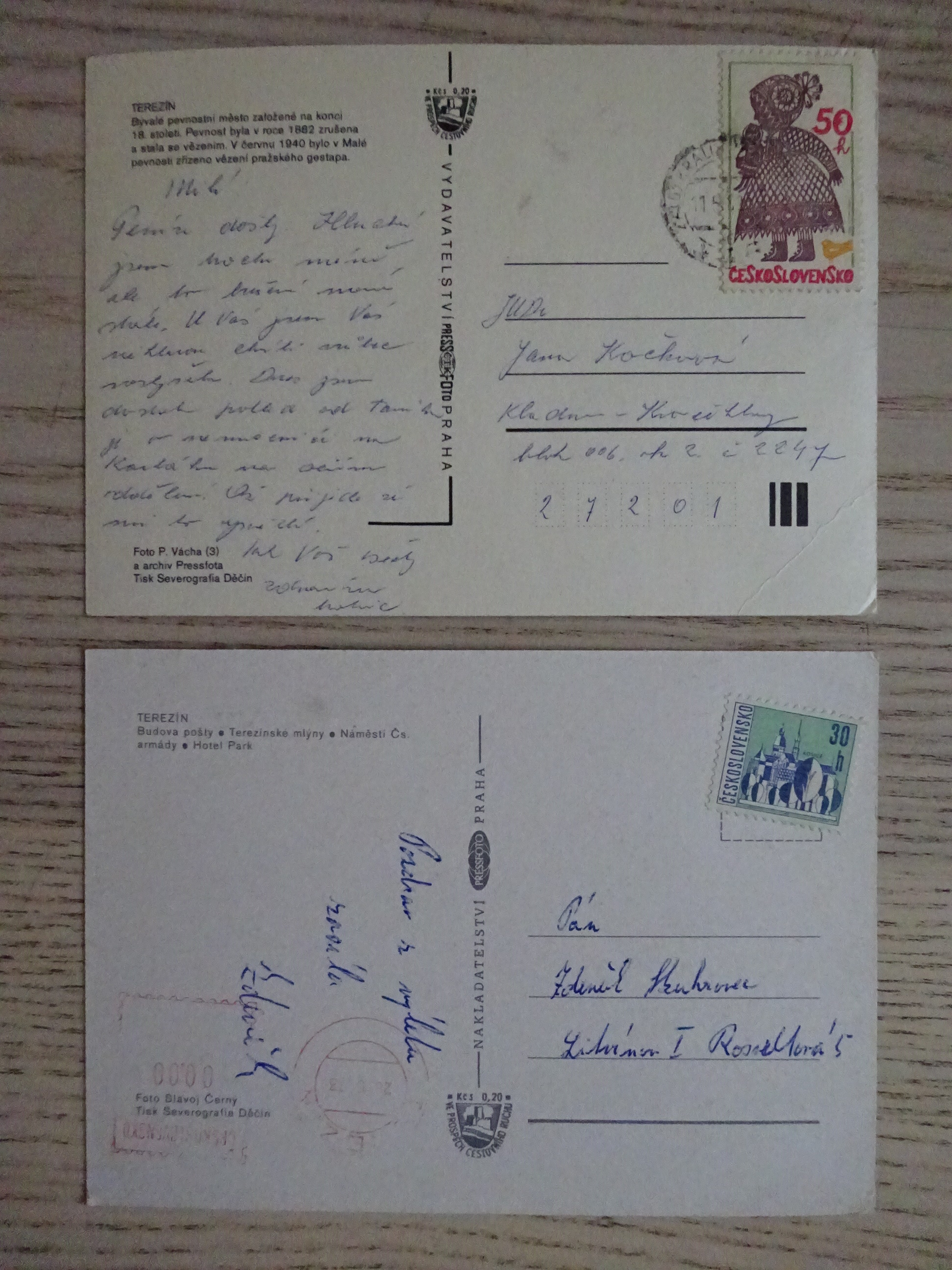 TEREZÍN, OKRES LITOMĚŘICE, 2 KUSY