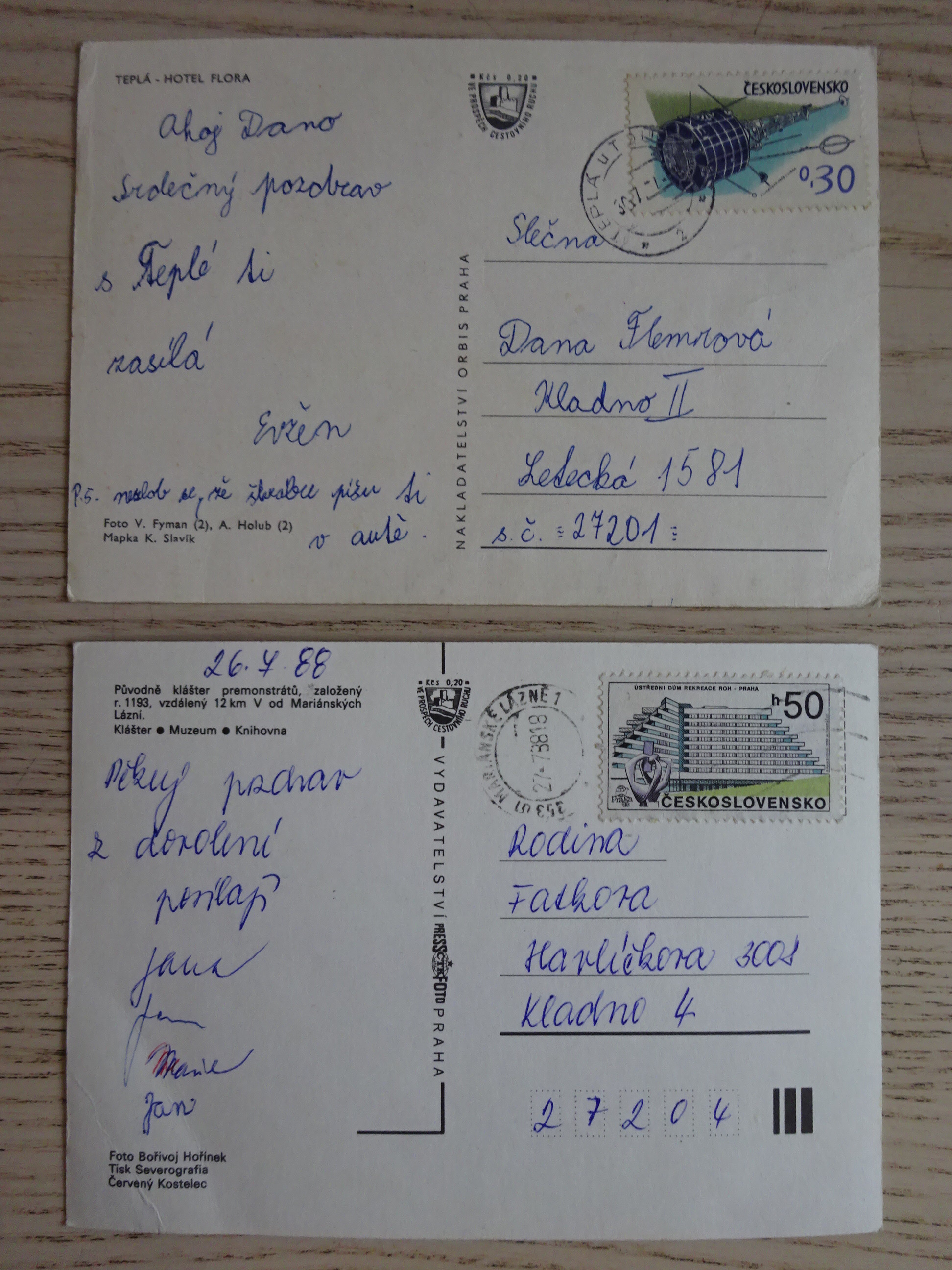 TEPLÁ, OKRES CHEB, 2 KUSY
