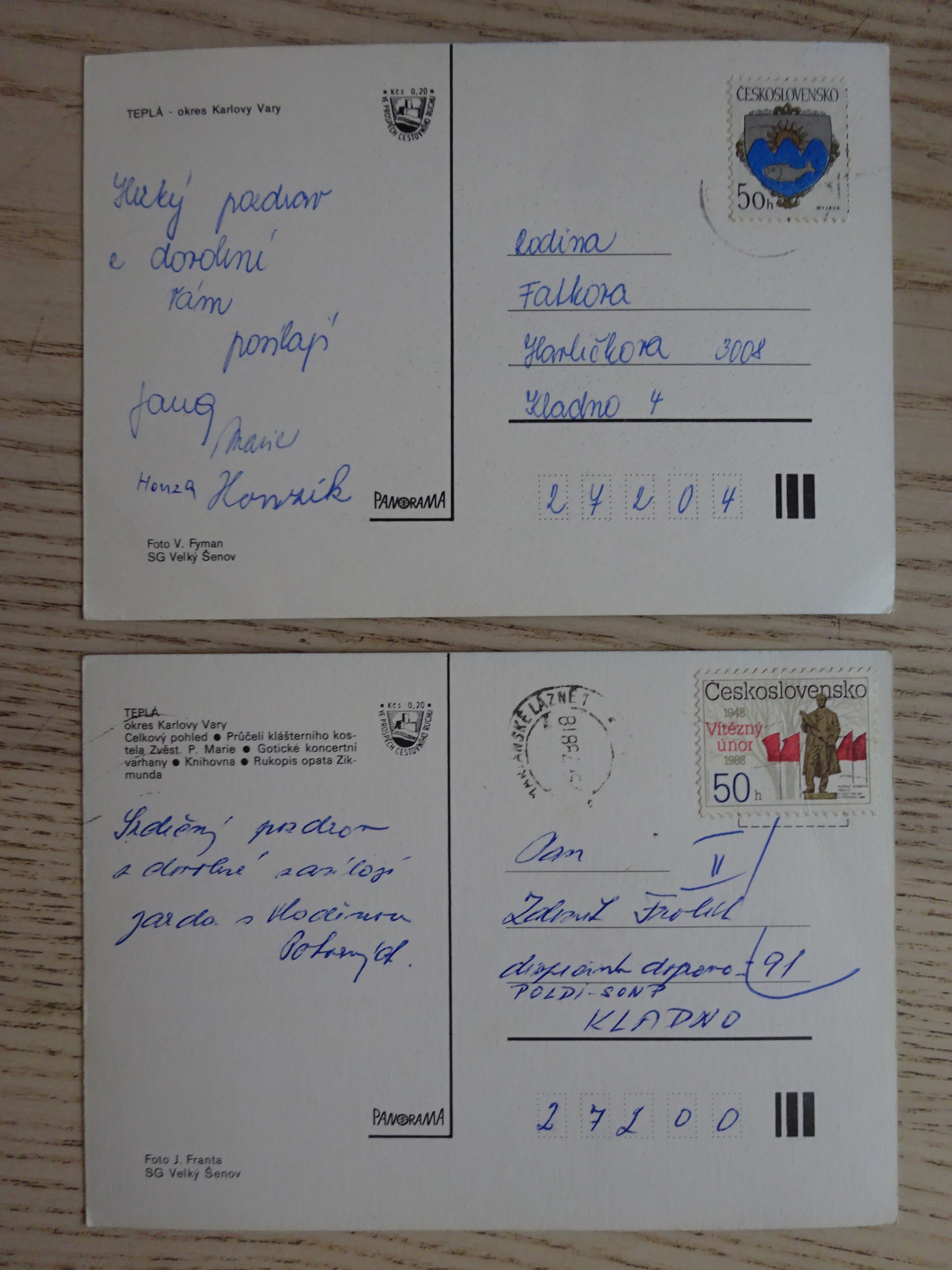 TEPLÁ, OKRES CHEB, 2 KUSY