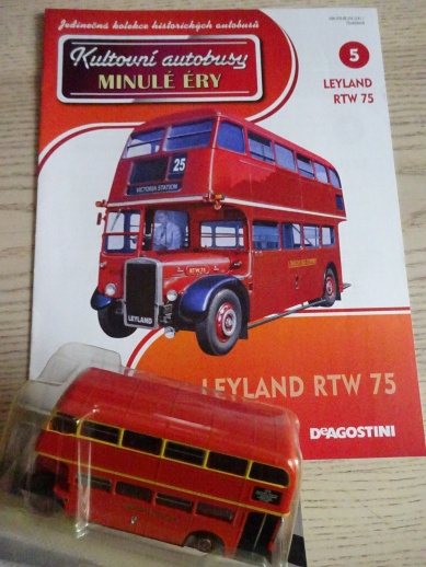 KULTOVNÍ AUTOBUSY MINULÉ ÉRY 5, LEYLAND RTW 75, DOUBLE DECKER