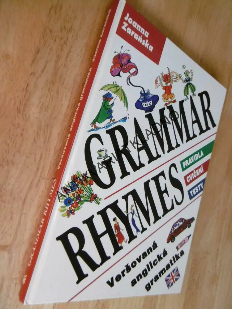 GRAMMAR RHYMES, VERŠOVANÁ ANGLICKÁ GRAMATIKA, ANGLIČTINA