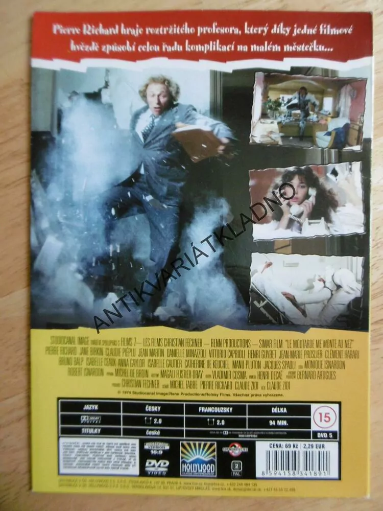 HORČICE MI STOUPÁ DO NOSU, PIERRE RICHARD, DVD FILM