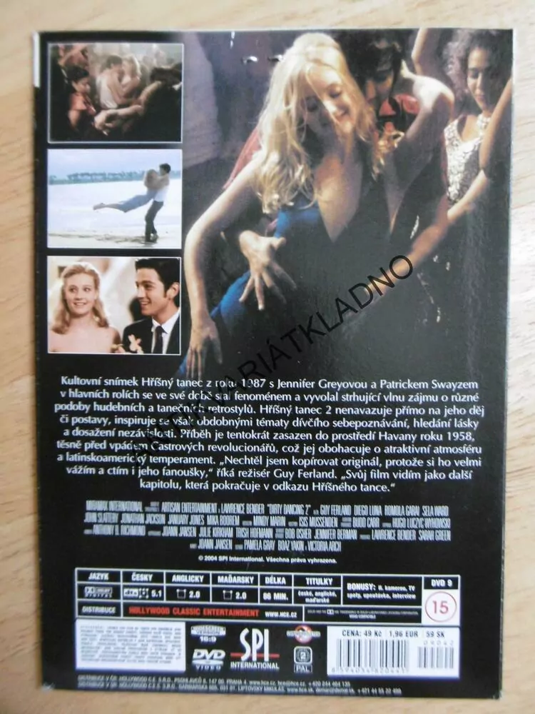 HŘÍŠNÝ TANEC 2., DVD FILM