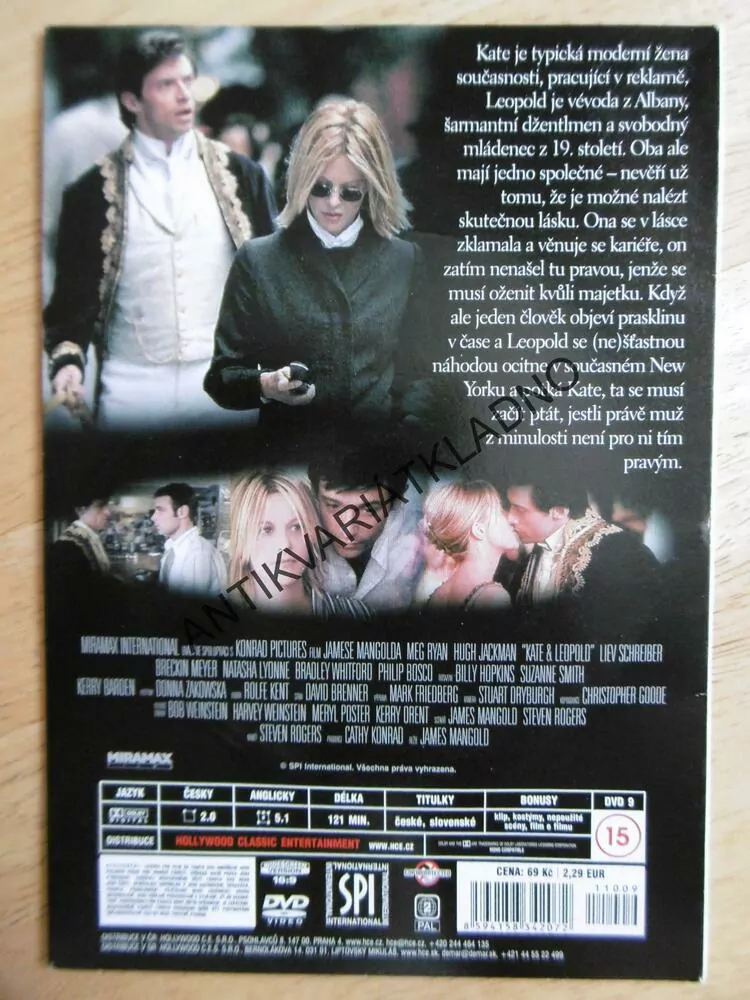KATE A LEOPOLD, DVD FILM